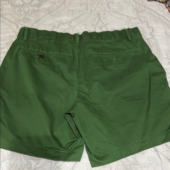 Banana Republic Green Flat Front Shorts - Picture 2 of 3